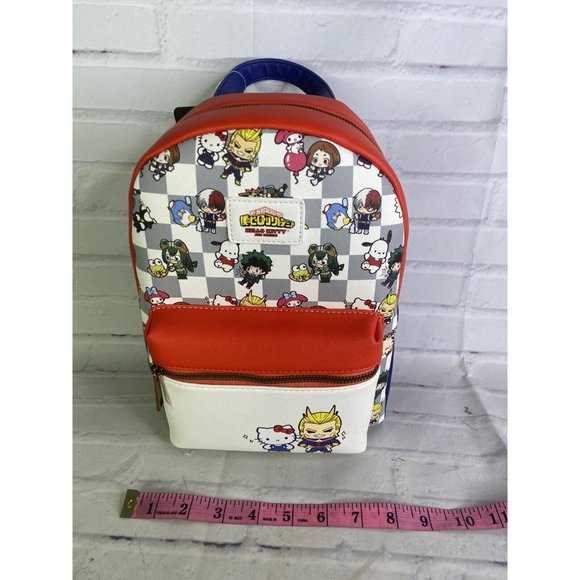 My Hero Academia X Hello Kitty and Friends Sanrio Color Block Mini Backpack Bag main image 9